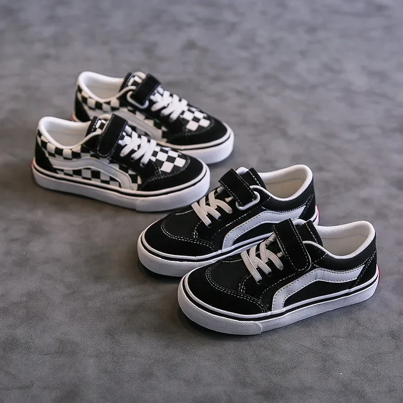 Spring Autumn New Children's Canvas Shoes Boys Girls Big Children Board Small Children Baby Fashion Ball Cloth Shoes