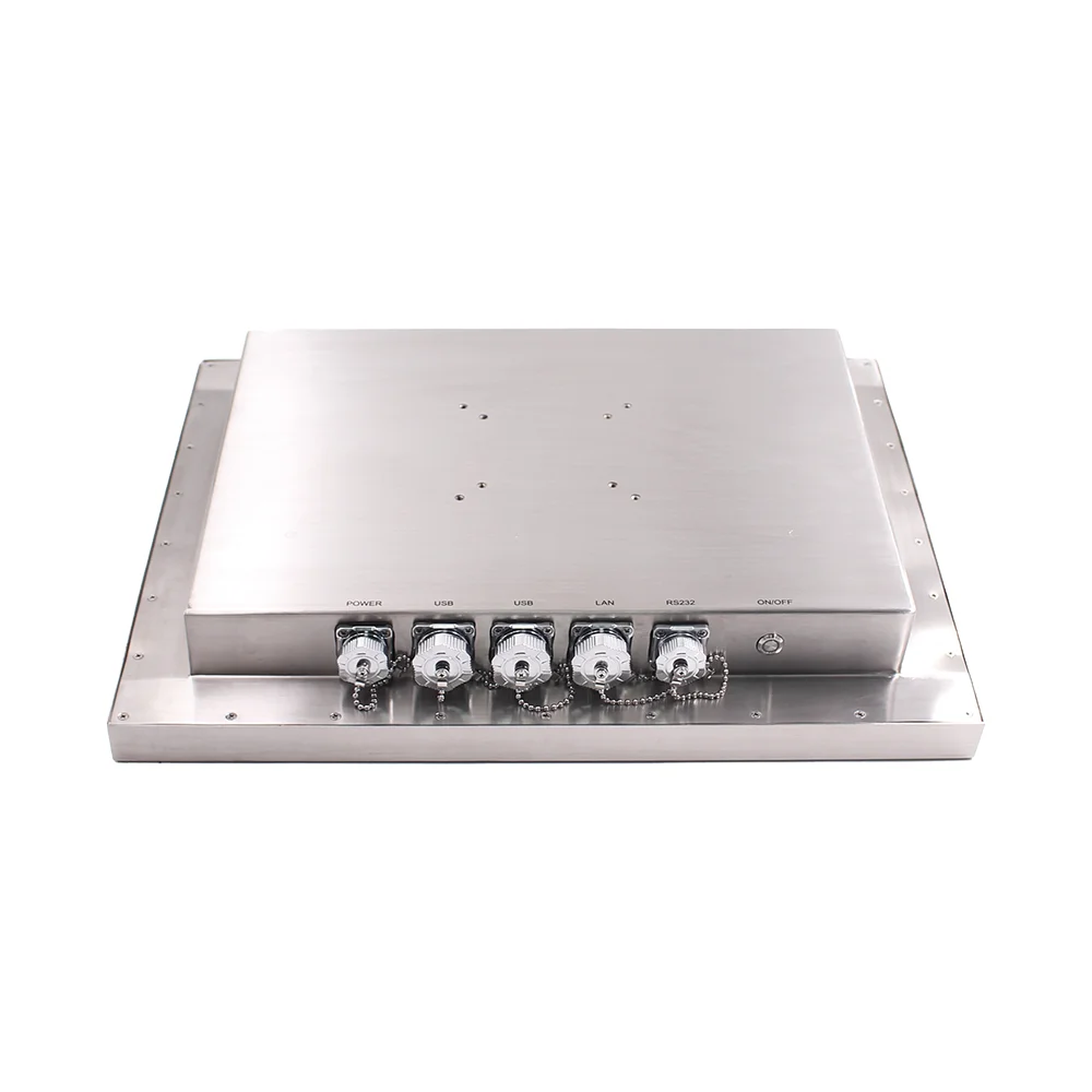 Pannello PC industriale incorporato ultra impermeabile senza ventola in acciaio inossidabile IP67 da 19 pollici