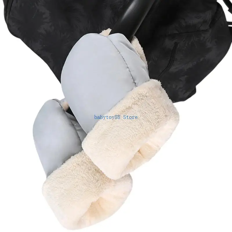 Y4UD Gants gants imperméables pour poussette, mitaines protège-mains pour accessoires
