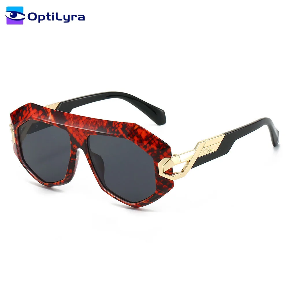 

OptiLyra Brand Fashionable Large-Frame Toad Glasses High-Quality Trendy Street Sunglasses Retro Men Aviator Sunglasses