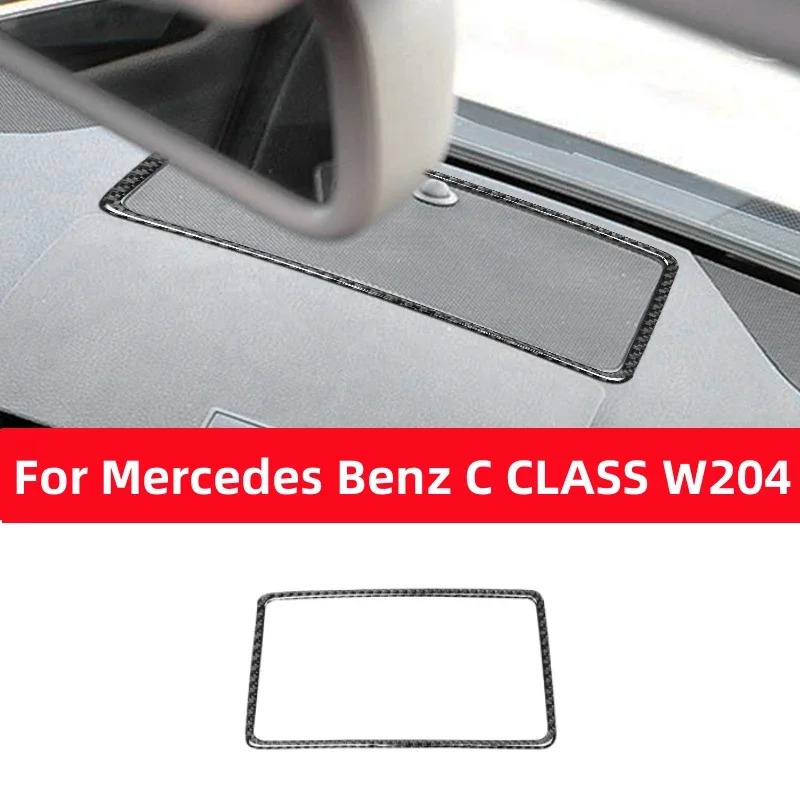 

Для Mercedes Benz C Class W204 2007-2013 автомобильные аксессуары центральный звуковой сигнал декоративное кольцо крышка из углеродного волокна внутренние наклейки