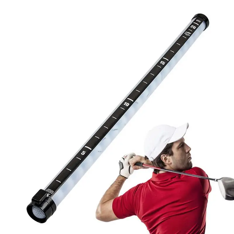 Golfball Picker tragbare Golfball Retriever Tube Golfball Picker Ball Pick Up Tube enthält 21 Bälle Outdoor Golf Zubehör