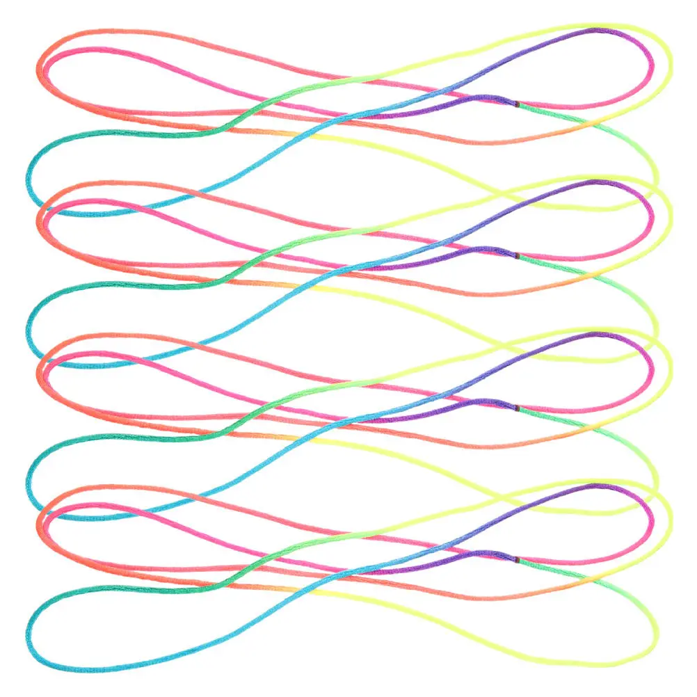 

Набор из 4-х радужных интерактивных игрушек-веревочек для рук в виде кошек, забавная игра для детей, для вечеринок, игрушки для пальцев, веревочные игры для рук