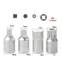 Oil Sump Drain Plug Socket Wrench 3/8 Drive Auto Repairing Gearbox Screw Wrench Household Hand Drill Power Tools Accessories