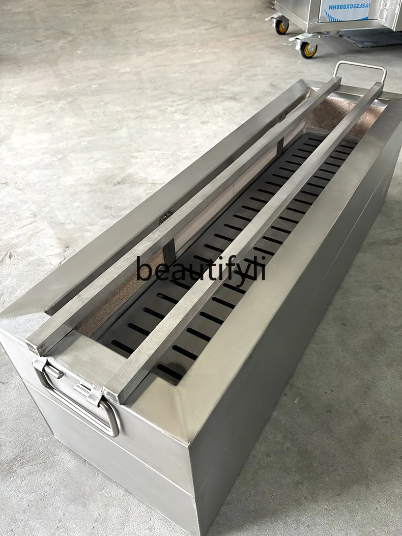 

Commercial Equipment for Roasting Birds Japanese Charcoal Grill Charcoal Roasting Bird Stove Stainless Steel BBQ Grill