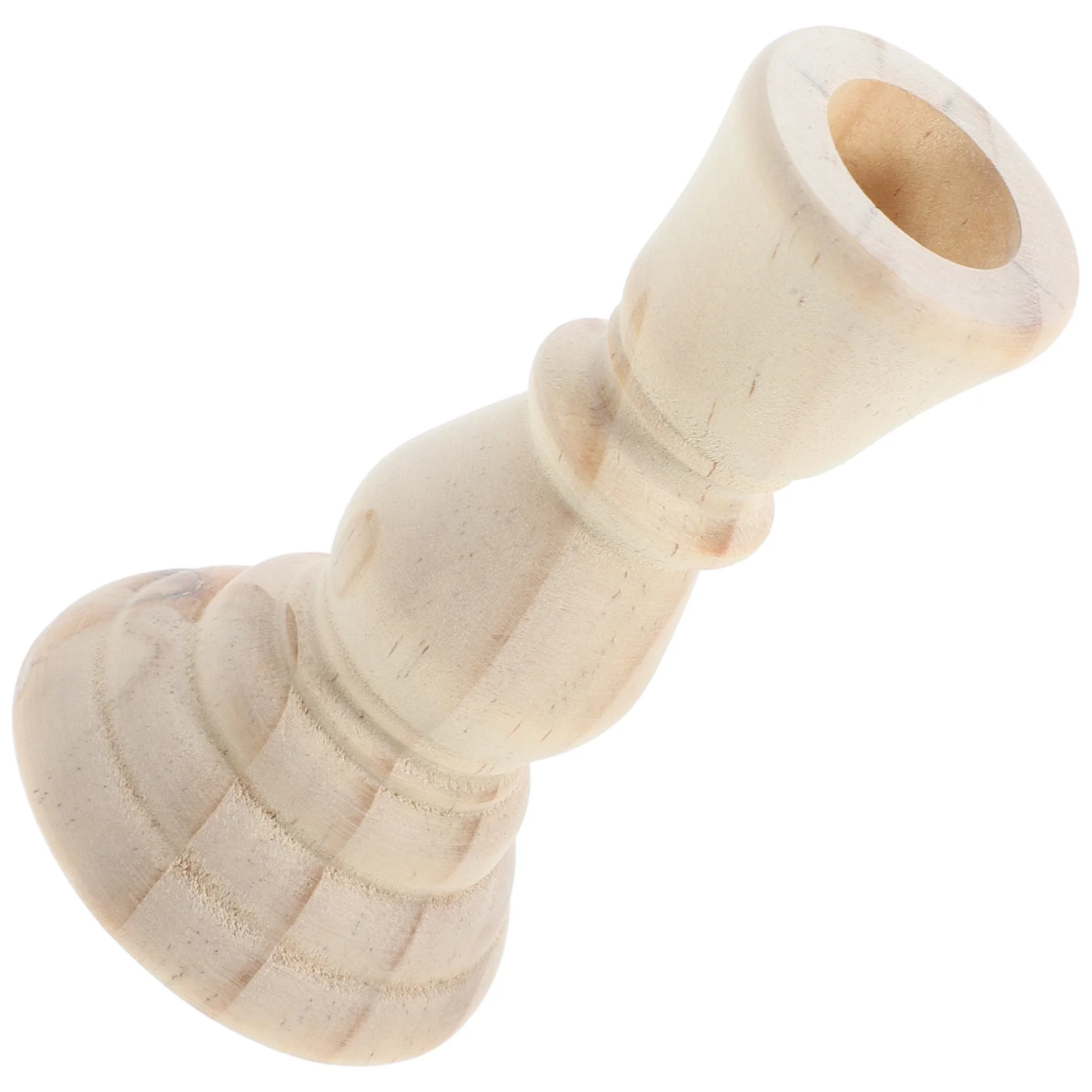 

Decorate Aromatherapy Candlestick Ornaments Taper Gold Holder Wooden Candleholders for Table