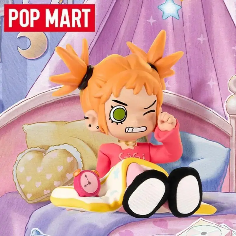 البوب مارت ليل الخوخ الشغب النوم سلسلة العصرية صندوق أعمى اللعب الحلي صندوق غامض عمل الشكل مفاجأة نموذج هدايا عيد الميلاد