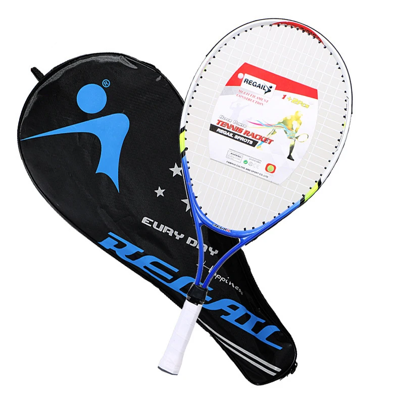 Special Tennis Racket For Teenagers 23 Inch Aluminum Alloy Tennis Racket Strong Nylon Wire For Children's Training