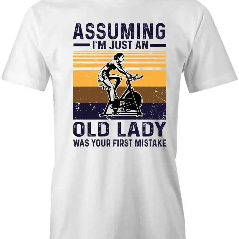 

ASSUMING OLD LADY T Shirt d Cotton CLOTHING FITNESS S1WCA84