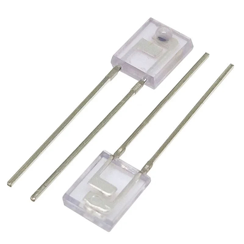 10PCS Square side photosensitive infrared emitting tube IR908-7C diode receiving tube PT908-7C