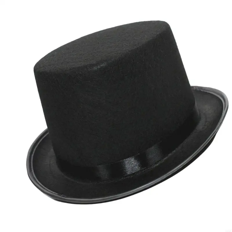 Top Hat Cabaret Hat Lightweight Cotton Blend Suitable For Parties Costume Event