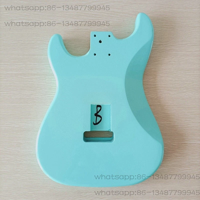 ST Metal Champagne Gold Electric Guitar Poplar Guitar Modified DIY Student Professional Surfing Green Body Musical Instrument