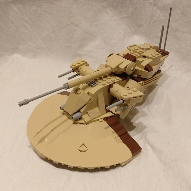 

286 шт. MOC научно-фантастический фильм (ЗВЕЗДОЙ БАТЛ) Торговая ФедерацияAAT Модернизированная версия Строительные блоки Модель Детский праздничный подарок