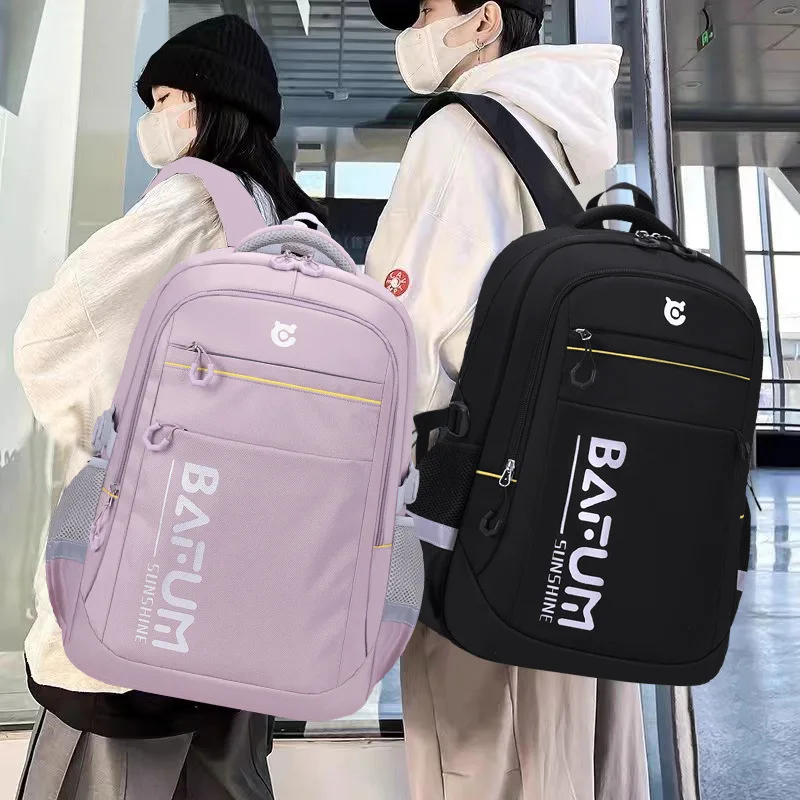 Children School Bags For Teenage Boys Girls Student Junior High School Backpack Orthopedic Schoolbag Kids Backpack Grade 4-9