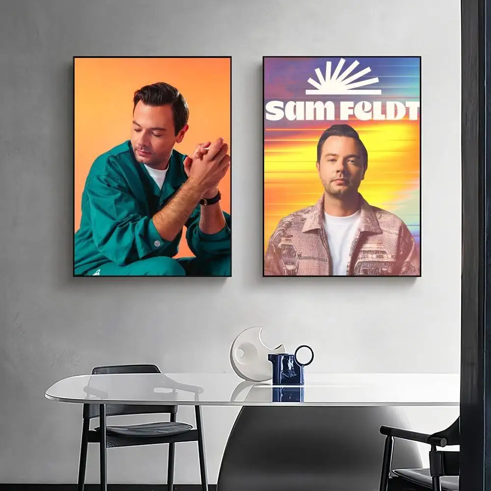 Singer S-Sam Feldt Poster Surprise Home Decoration Picture Wall Art for Study Living Room Decor