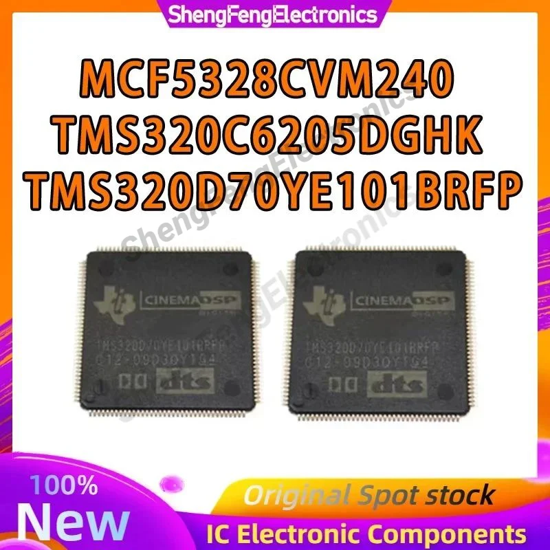 

TMS320D70YE101BRFP MCF5328CVM240 TMS320C6205DGHK IC Chip in stock
