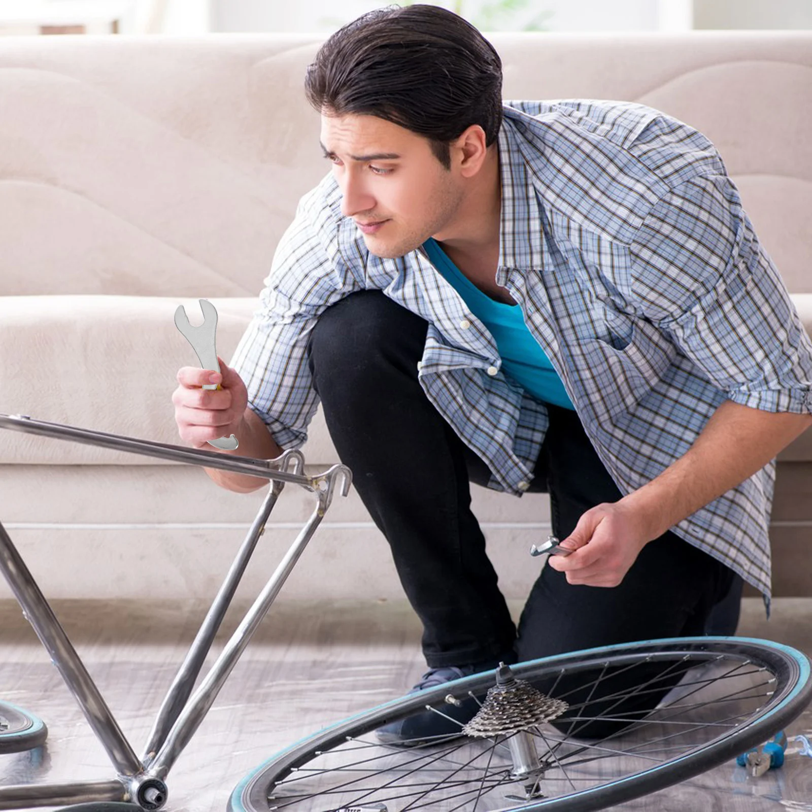 

Bicycle Repair Tool Set Bike Maintenance Wrench Spanner Crank Removal Pedal Axle Lock Ring Bottom Bracket Shock Absorber