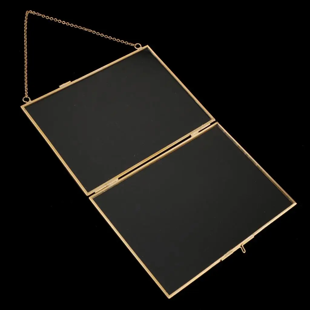 Decorative Double Sided Glass Photo Frame