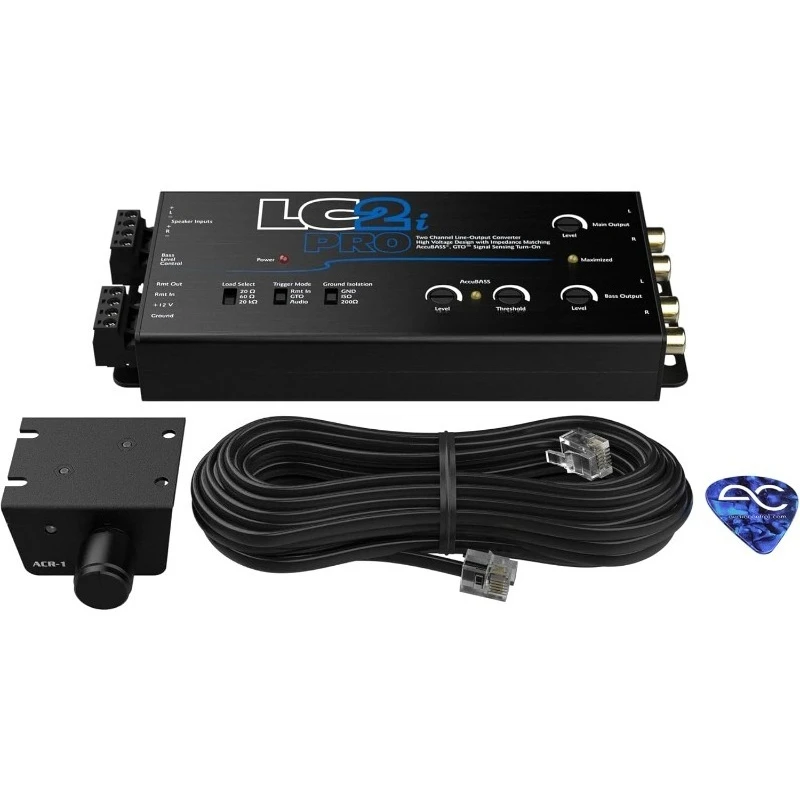 محول إخراج خط ثنائي القناة LC2i PRO مع تحسس إشارة GTO وAccuBASS