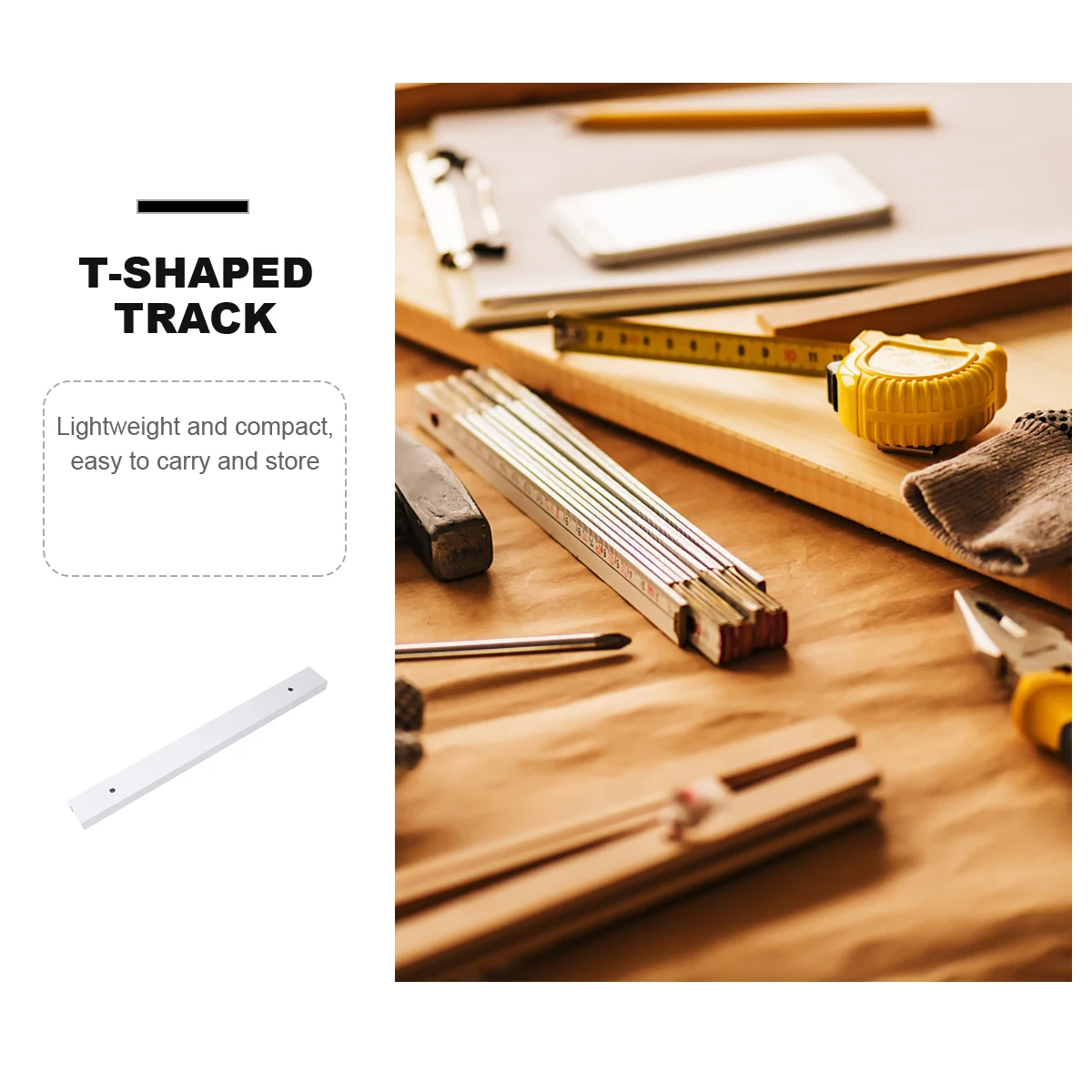 

1pc T track Fixture Clamp Tool Practical Holder Securing Lightweight Compact T shaped Fixing Ergonomic Design Round