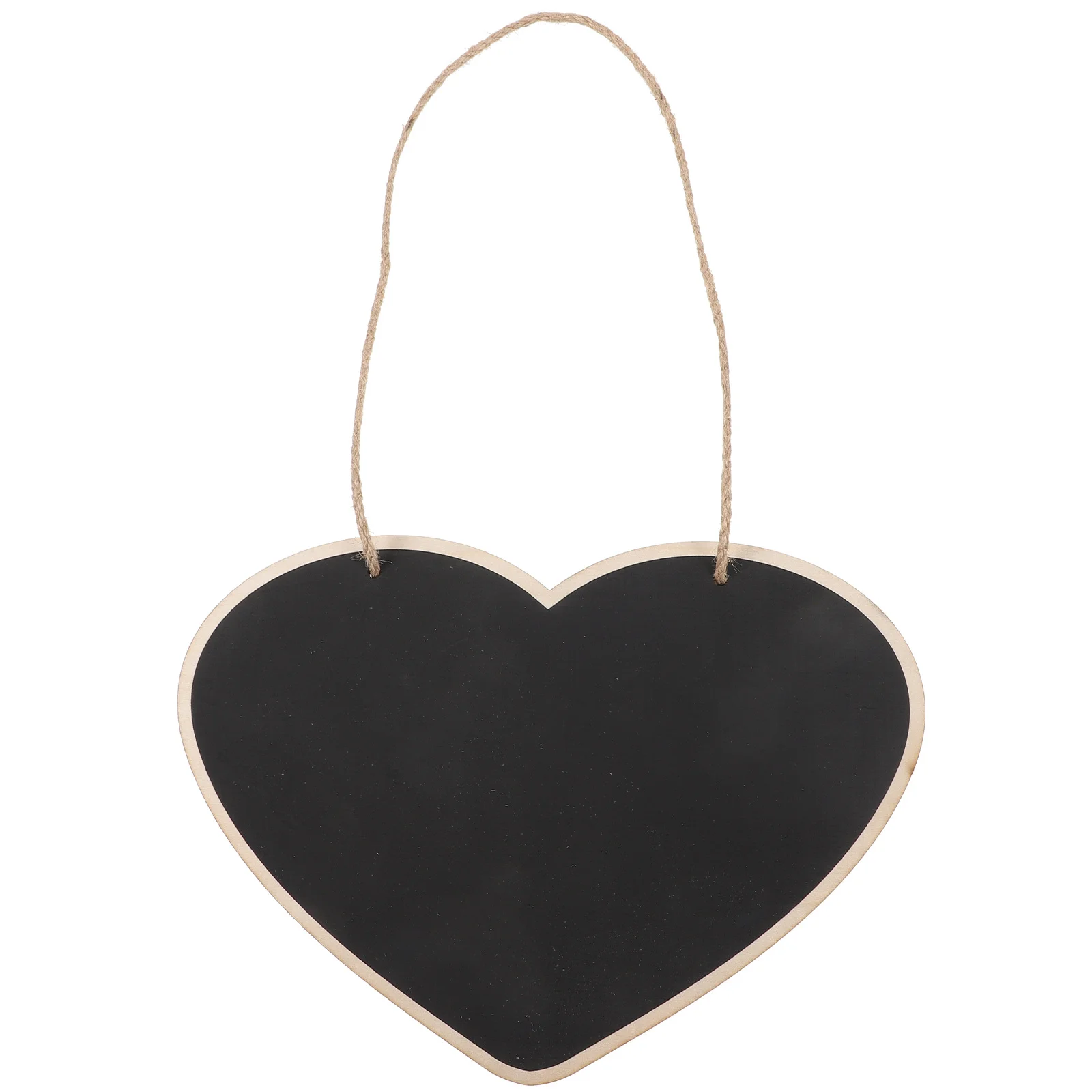 1 قطعة على شكل قلب سبورة خشبية السبورة رسالة مجلس معلقة معلومات إشعار سطح الكتابة الزخرفية للمنزل