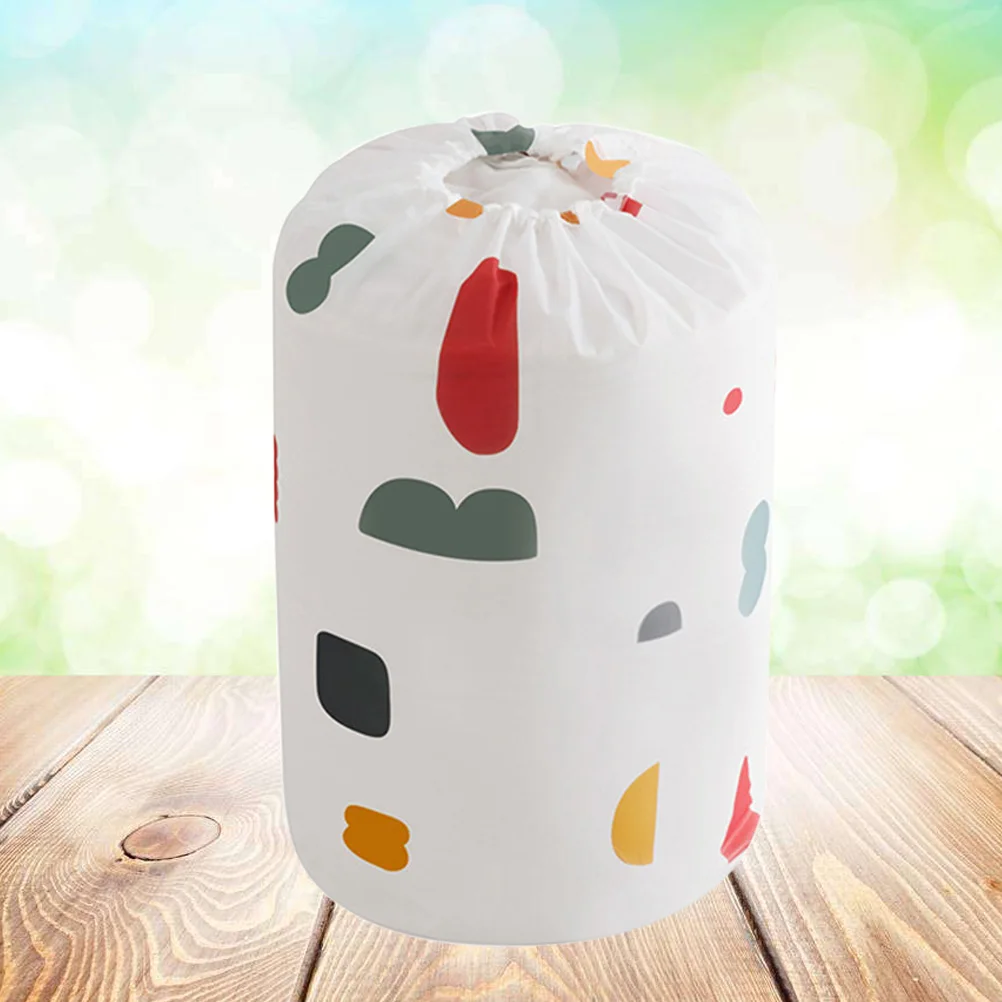 

Cylinder Quilt Organizer Bag Large Size Waterproof Peva Material Foldable Blanket Clothes Storage Carrying Container Geometry