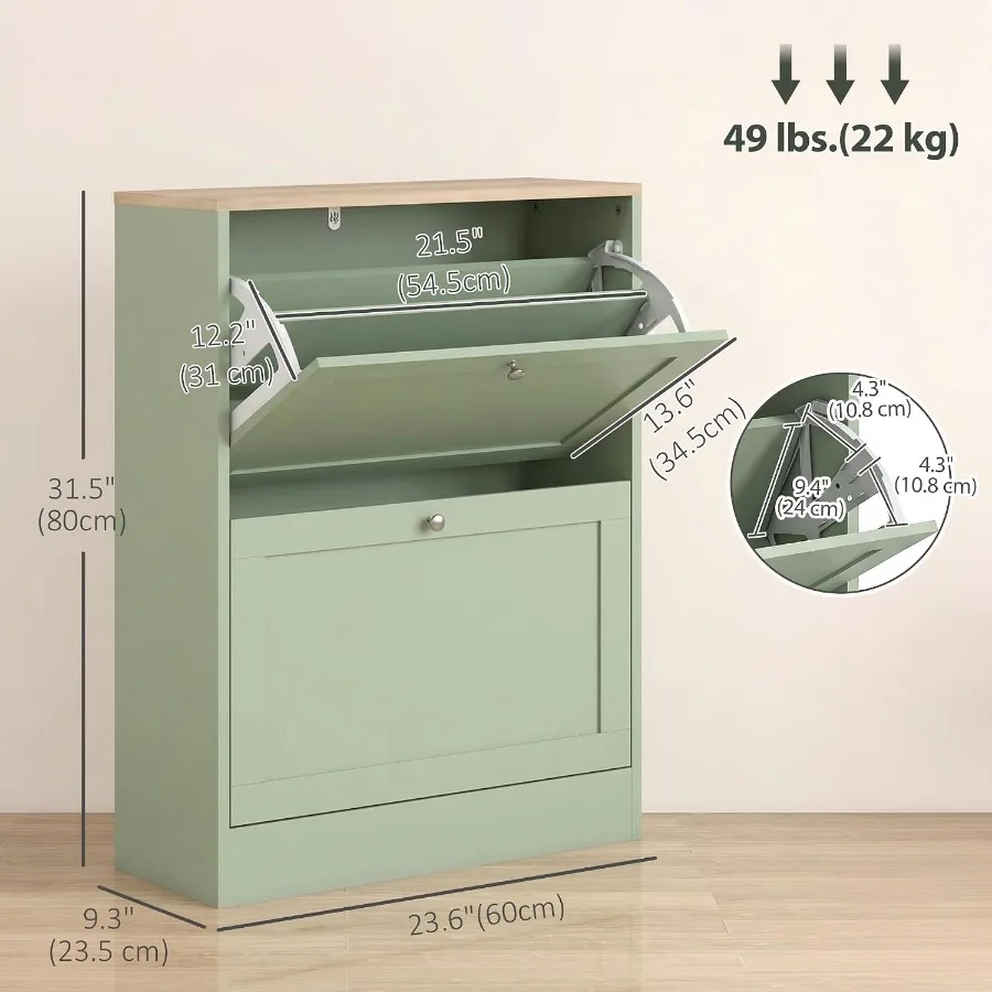 Schuhschrank für den Eingangsb – Shoe Rack Cabinet Narrow Entryway Bewertung und Preis