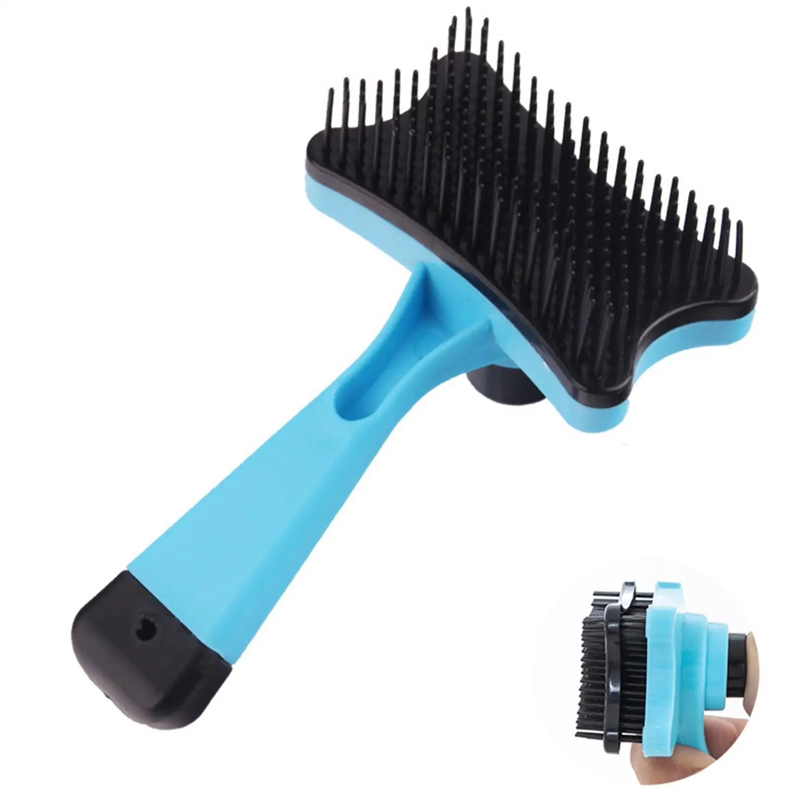 Pet Hair Removal Comb Cat Self Cleaning Brush Hair Pet Cat Tools Scraper Puppy Dog Grooming Accessories Remover Cleaning Co P8K8