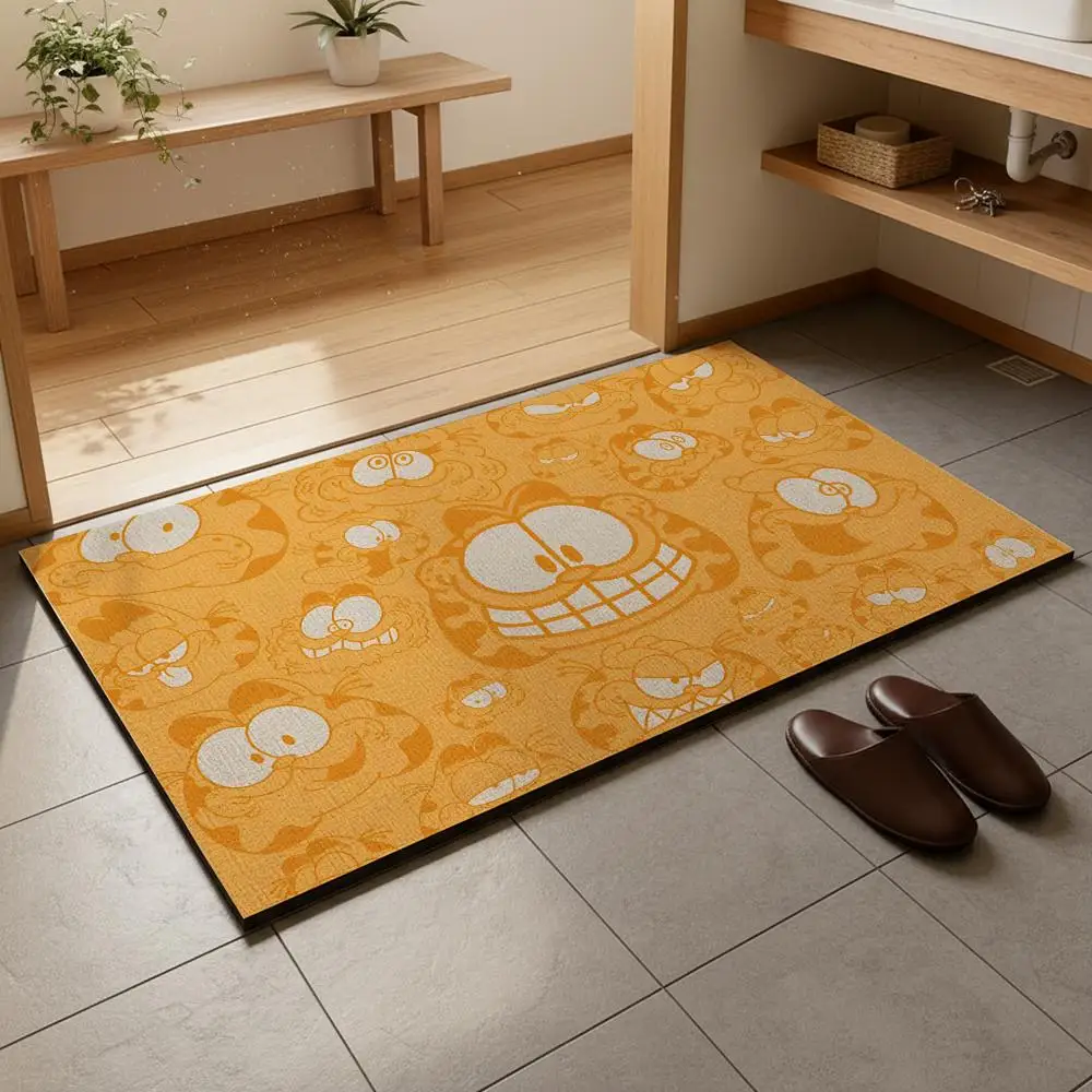 Floor Mat Diatomaceous Earth Bath Mat, QuickDrying, Water Absorb，MultiScene Household Floor Mat G-Garfield