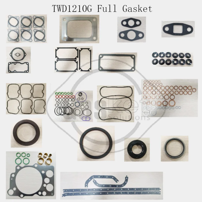 

FULL GASKET SET FOR SCANIA TAD1232GE TAD1230GE TD120 TD121 TD122 TD123 TWD1210G Engine Truck Spare Parts code 917.117