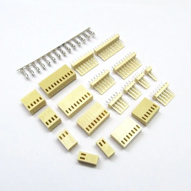 10 pcs KF2510 2P 3P 4P 5P 6P 2.54mm PCB header 3Pin connector Crimp Terminal Housing Pin Header Connectors Adaptor Kits