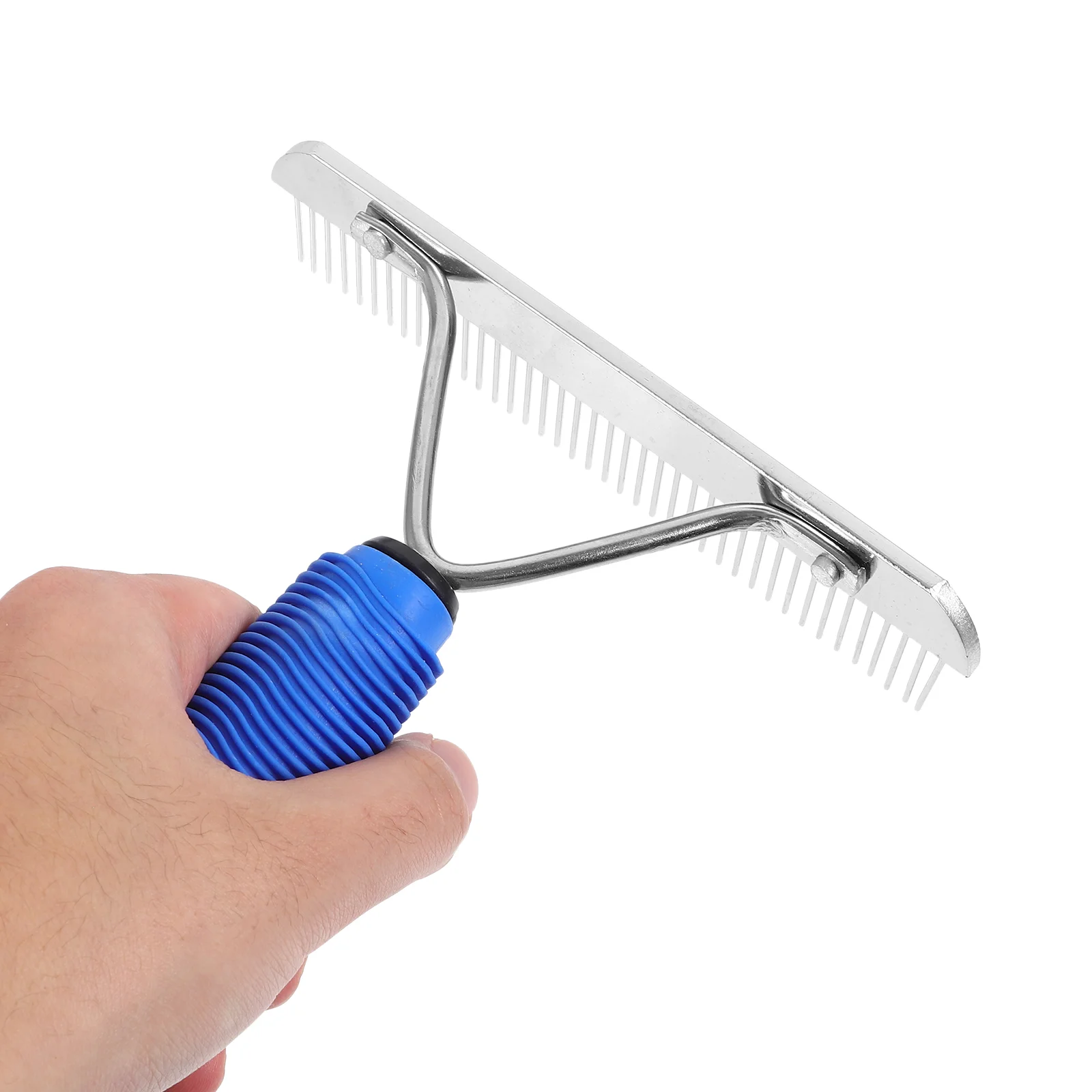 Rake Brush for Dogs Horse Cleaning Pet Self-cleaning Dematting Comb Tail Hair Combs