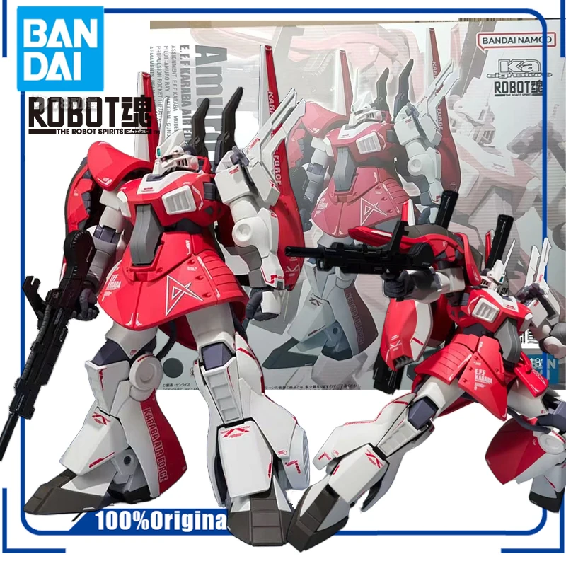 Bandai Genuine Original  THE ROBOT SPIRITS KA SIGNATURE ANIME AMURO RAY'S DIJEH GUNDAM   Action Figure Toys For Boys Girls Kids