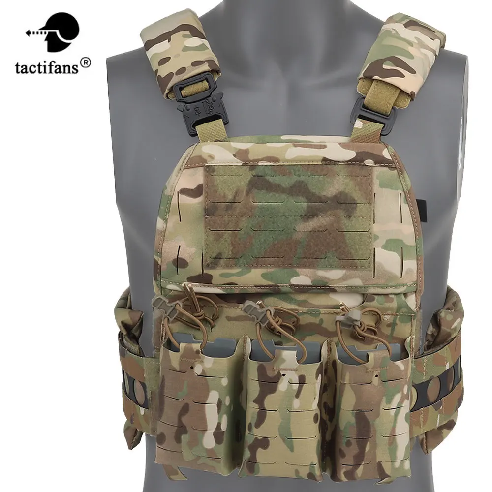 

Tactical FCPC V5 Vest Plate Carrier Quick Detach Cummerbund Adjustable Shoulder Strap Front Mag Insert Pouch Hunting Vest