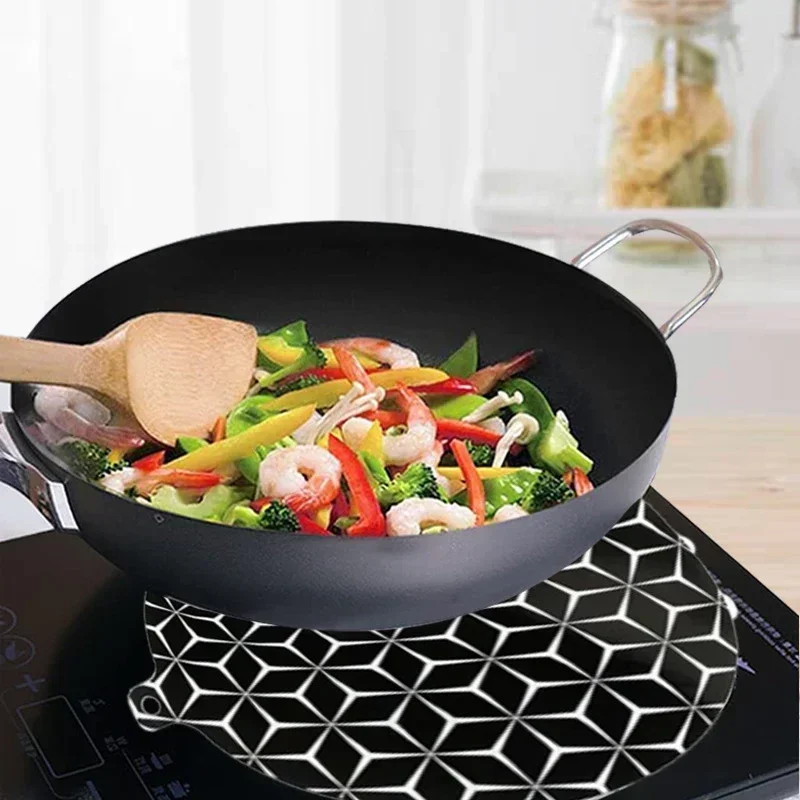 Silicone Induction Cooktop Mat Fireproof Protection Induction Baking Plate Protector Table Decoration Kitchen Accessories