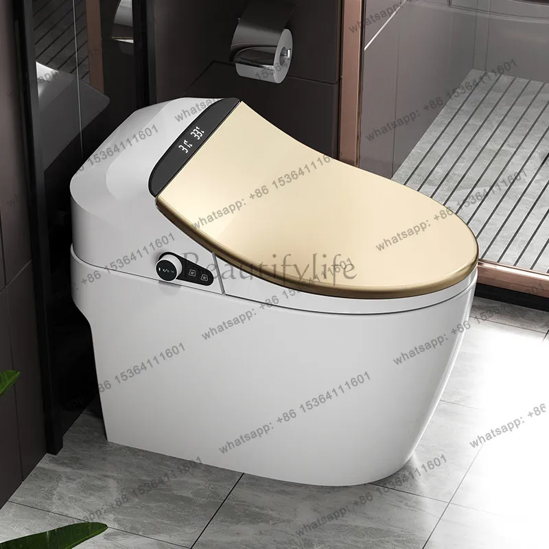 Fully automatic flip integrated smart toilet tankless multi-function with toilet