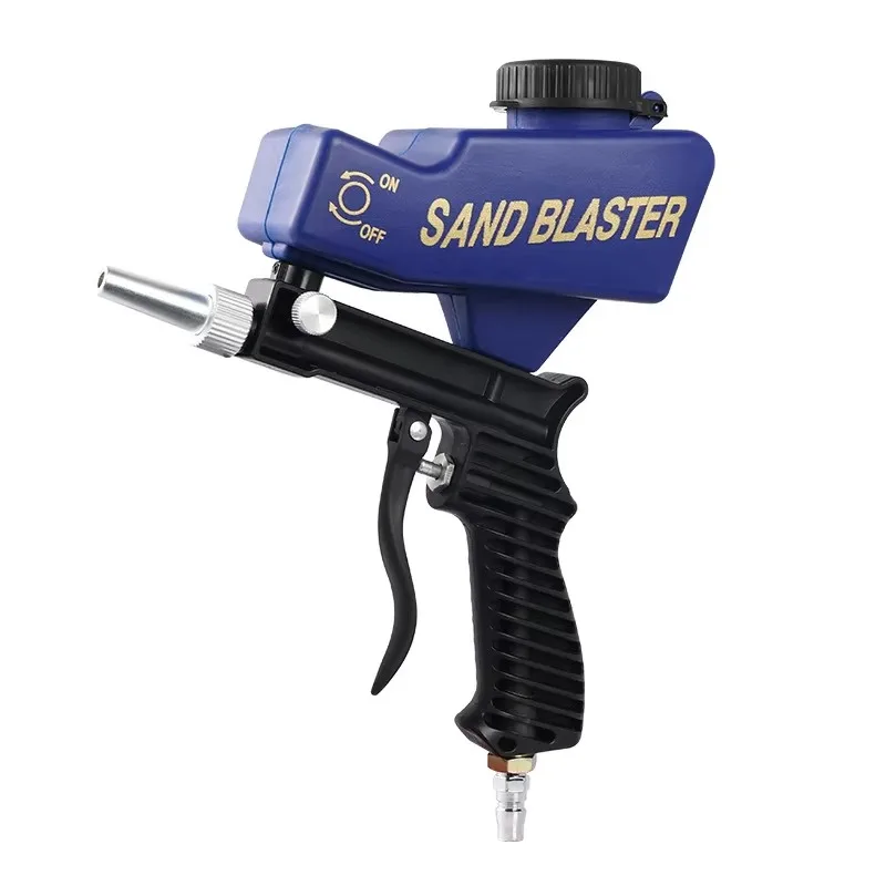 Handheld Rust Proof Sandblasting Machine Rust removal Device Sandblasting Gun 90Psi Electric Sandblasting Machine