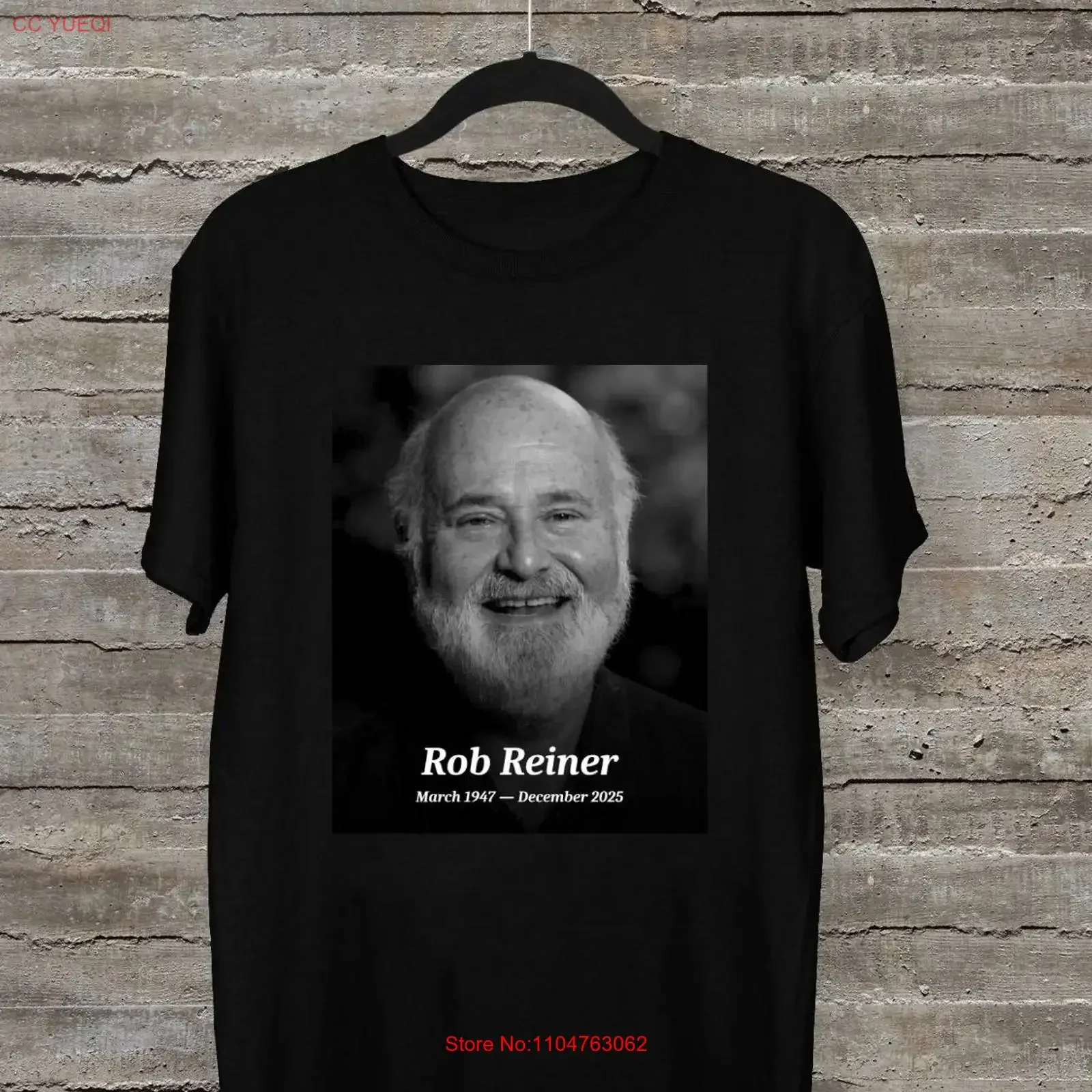 Rob Reiner 1947 2025 Rest In Peace Memorial Tribute T Shirt vintage Washed Slightly Breathable Unisex Soft streetwear Casual