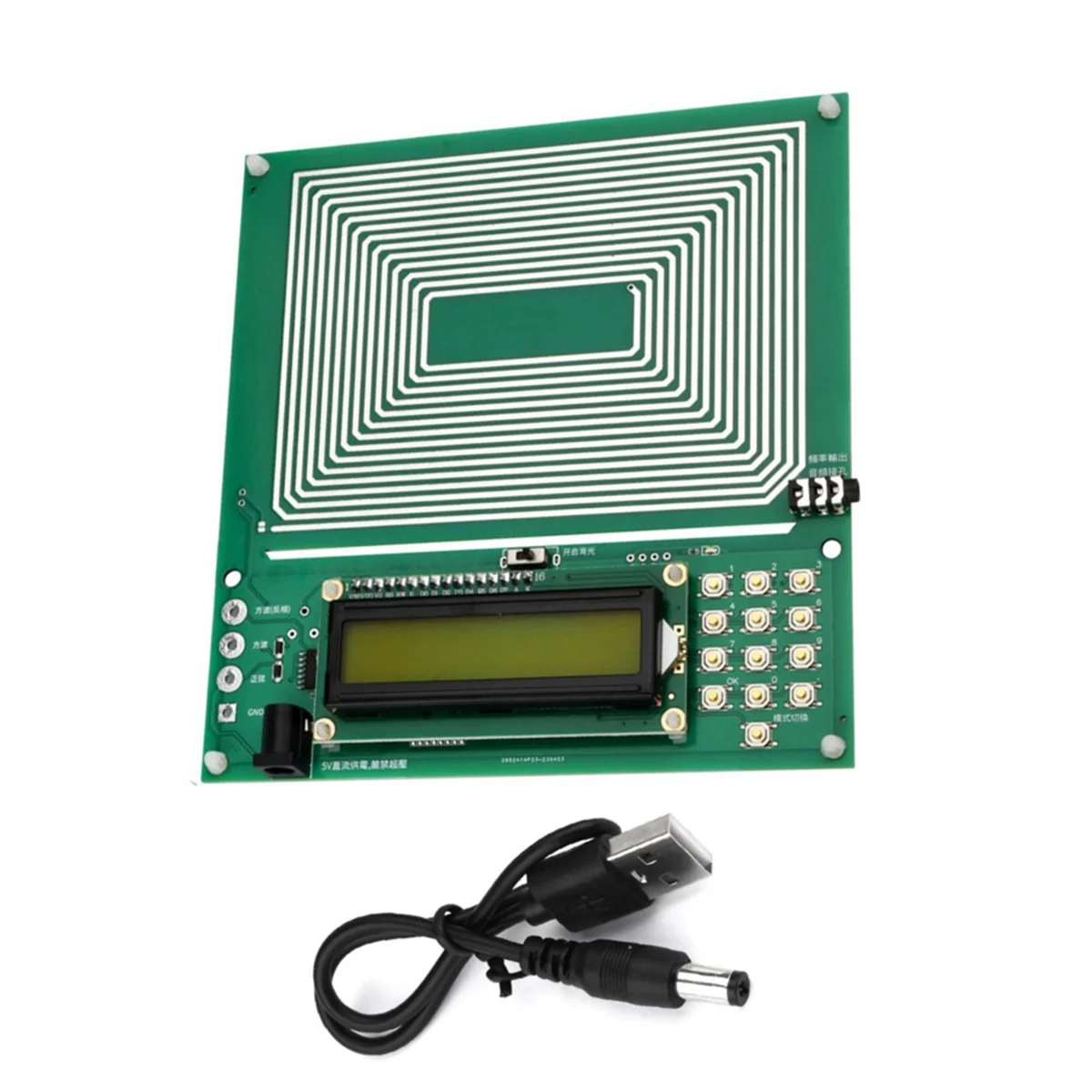 Dc5v ajustável 0.01-100khz 7.83hz schumann ressonância ultra-baixa frequência gerador de onda de pulso ressonador de áudio onda senoidal