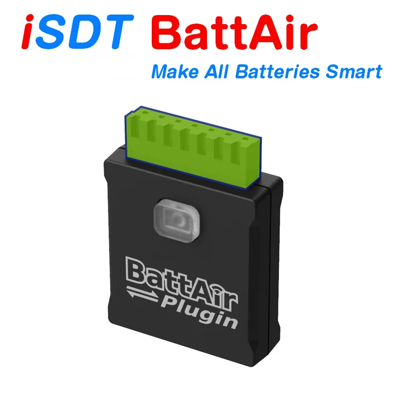 5 pces isdt 2s 3s 4S 5S 6s battair plugin verificador de tensão bluetooth app smart plug para a vida/lipo/lihv/bateria ulihv