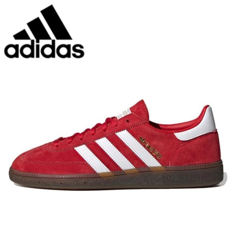 adidas originals Handball Spezial men women casual shoes red white suede Non-slip comfortable Spzl sports board sneakers