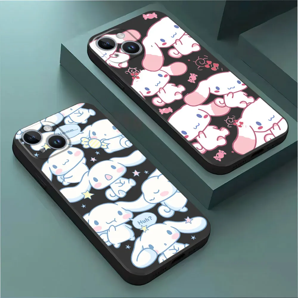 Phone Case for Motorola Moto One Fusion Plus Edge 40 Pro Edge 30 Neo G200 5G G9 Plus Edge 20 Pro Cute Cinnamoroll Kuromi Cover 