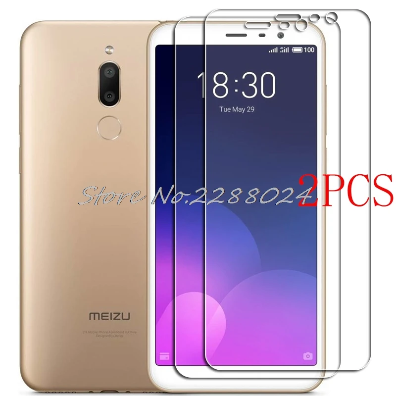 2PCS FOR Meizu M6T Tempered Glass Protective on Meizu M6T 5.7