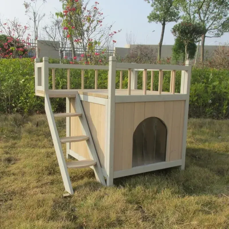 Cheap Indoor and outdoor Wooden Cat House pet show cage