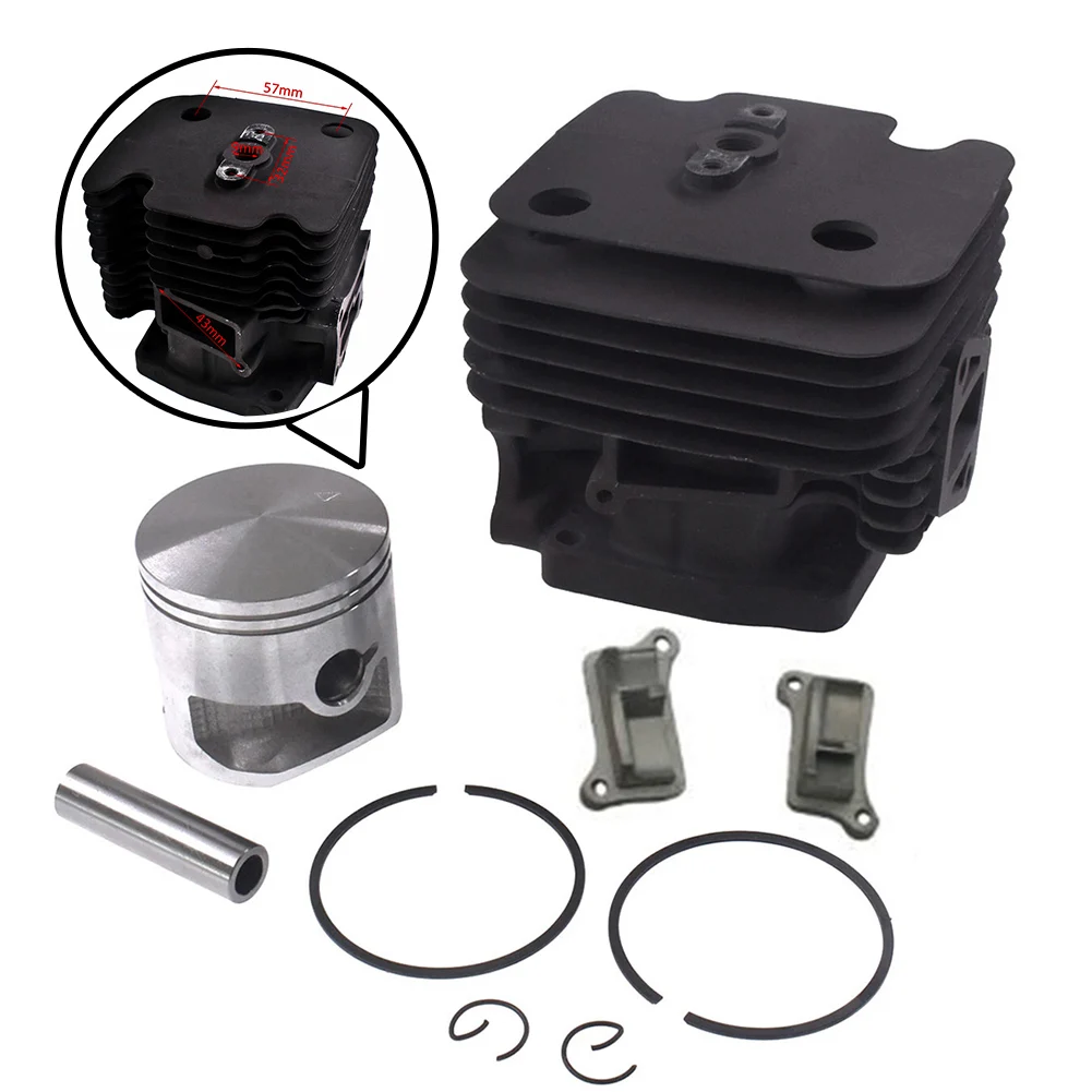 Cylinder Piston Kit 577424001 For 64CC Compatible With EB8500 & EBZ8500 Leaves Blower Models Engine Replacement Repair Parts