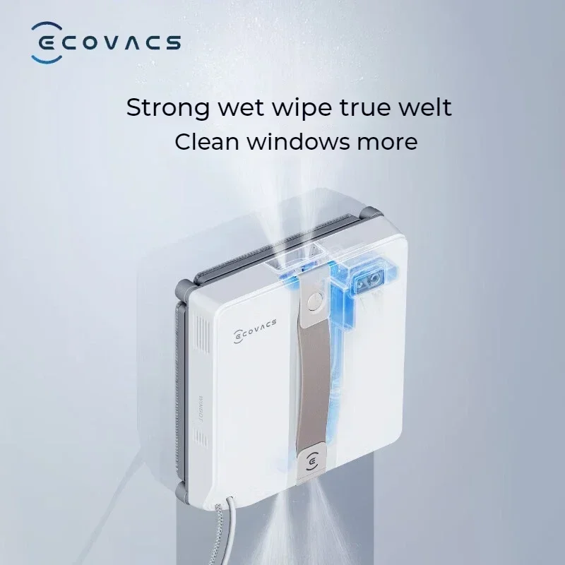 الأصلي ECOVACS آلة تنظيف النوافذ WINBOT AIR MINI نافذة روبوت لأغراض التنظيف 8000Pa الزجاج مكنسة كهربائية