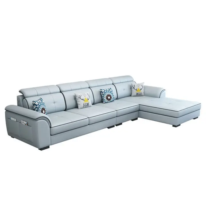 

Modern simple fabric sofa combination