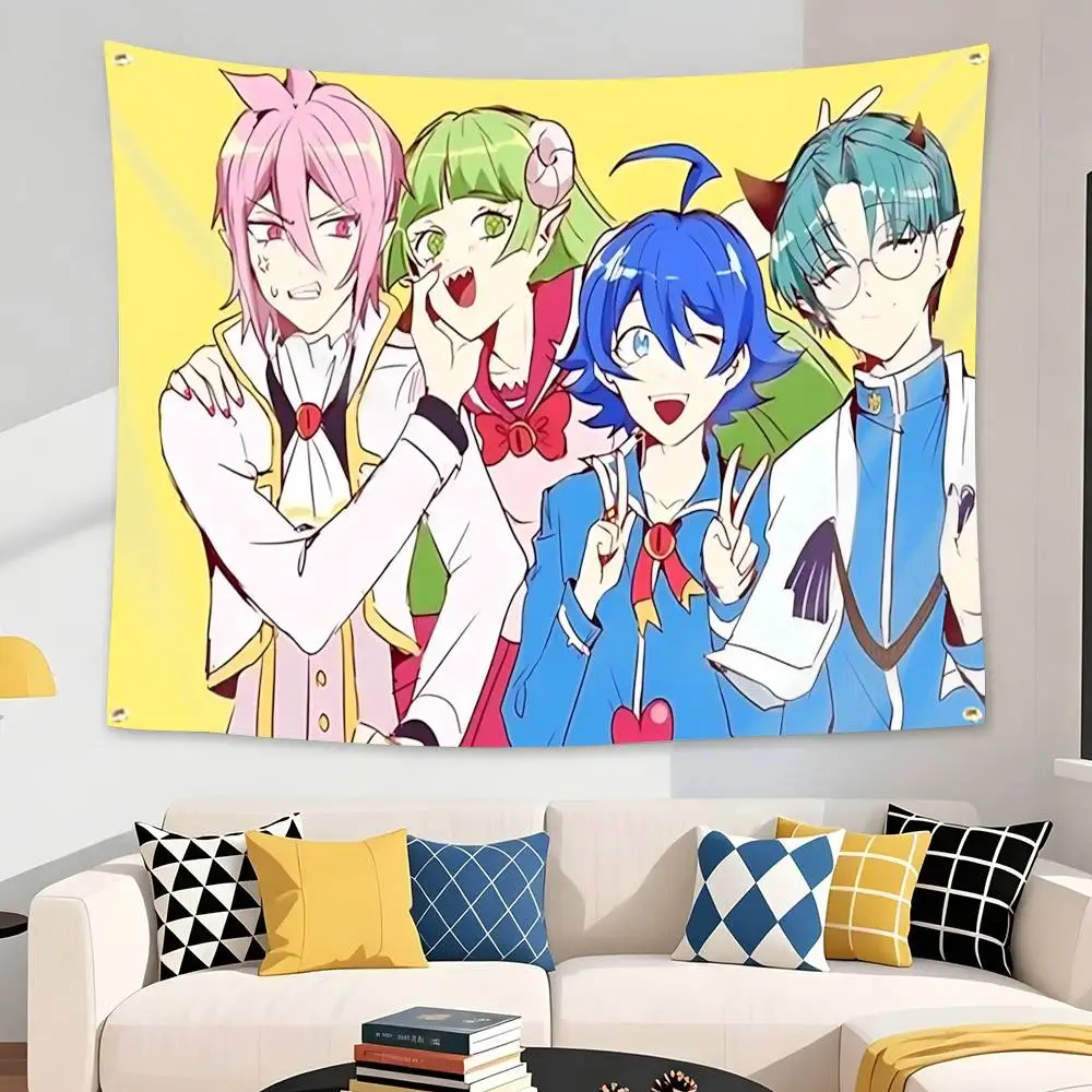 Suzuki Iruma Anime I-Iruma-kun Flag Tapestry Banner for Bedroom Living Room Outdoor Camping Custom Supported