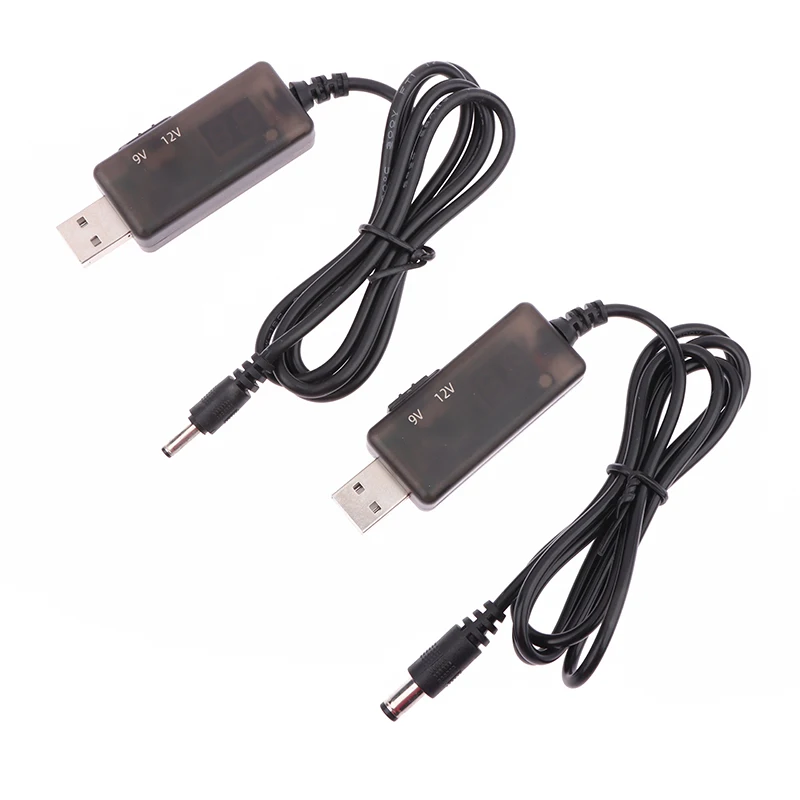 1PC Router Modem Fan accessori per altoparlanti USB Power Boost Line DC 5V a DC 9V / 12V modulo Step Up cavo adattatore convertitore Usb