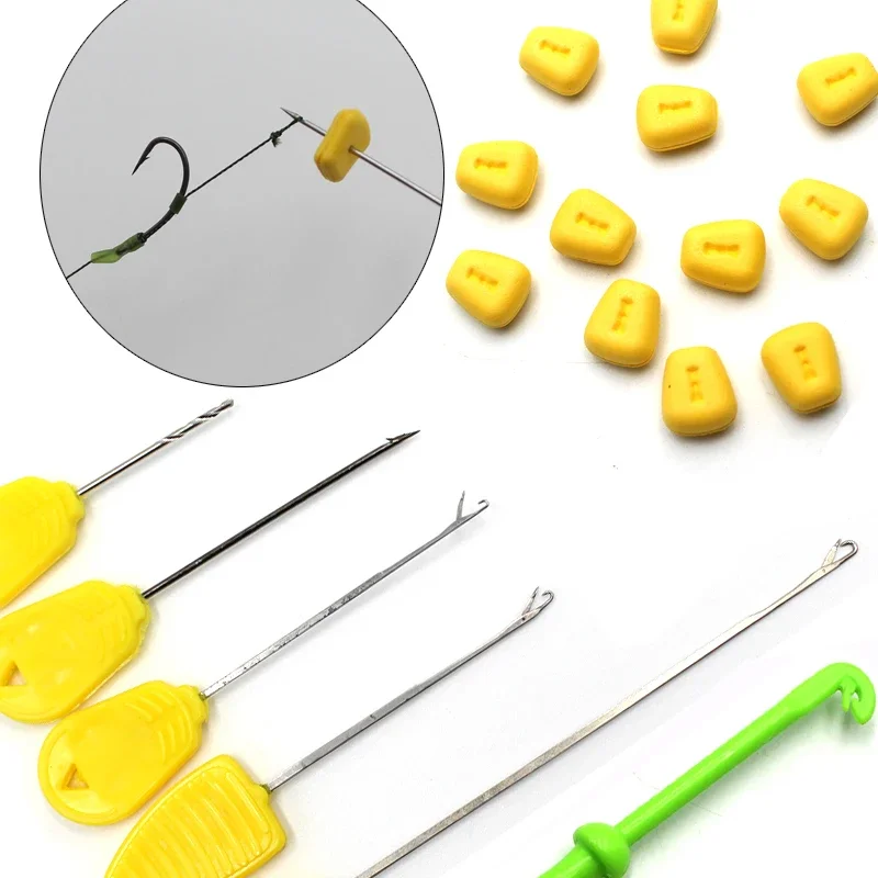 

Carp Fishing Accessories Kit Multi Tool for Carp Rig Pop Up Boilies Corn Ronnie Hair Rig Carp Feeder Tackle